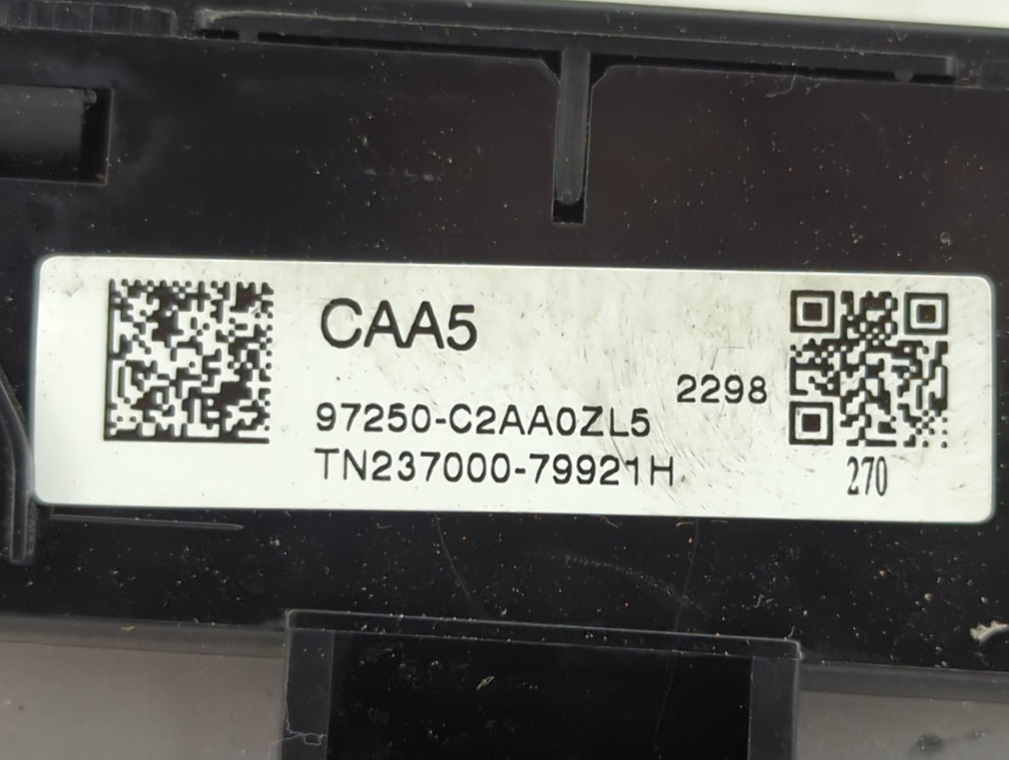 2018-2019 Hyundai Sonata Climate Control Module Temperature AC/Heater Replacement P/N:97250-C2AA0ZL5 Fits Fits 2018 2019 OEM