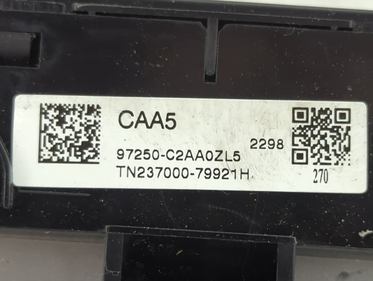 2018-2019 Hyundai Sonata Climate Control Module Temperature AC/Heater Replacement P/N:97250-C2AA0ZL5 Fits Fits 2018 2019 OEM