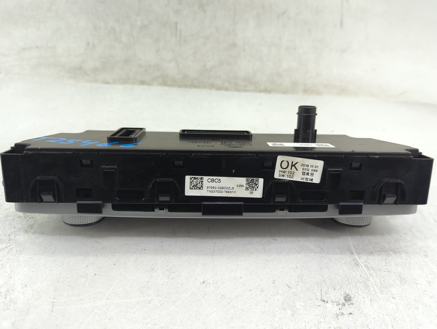 2018-2019 Hyundai Sonata Climate Control Module Temperature AC/Heater Replacement P/N:97250-C2BC0ZL5 Fits Fits 2018 2019 OEM