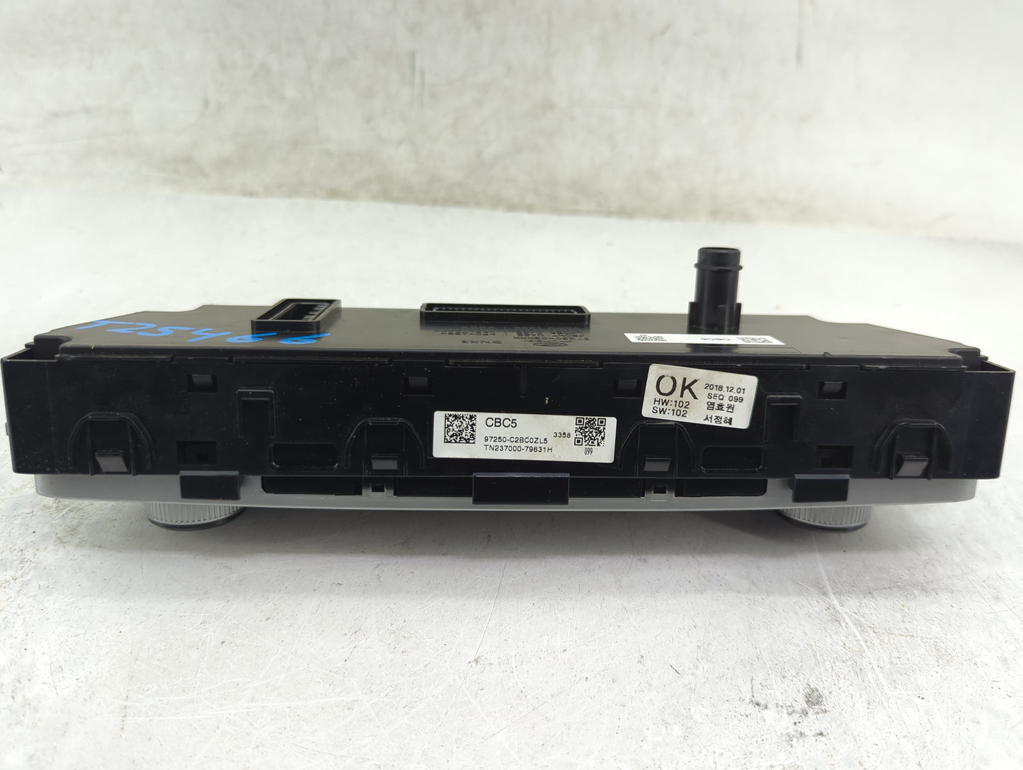 2018-2019 Hyundai Sonata Climate Control Module Temperature AC/Heater Replacement P/N:97250-C2BC0ZL5 Fits Fits 2018 2019 OEM