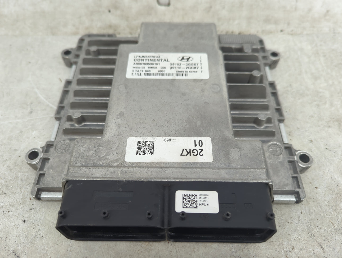2018-2019 Hyundai Sonata PCM Engine Control Computer ECU ECM PCU OEM P/N:39112-2GGK7 39102-2GGK7 Fits Fits 2018 2019 OEM Use