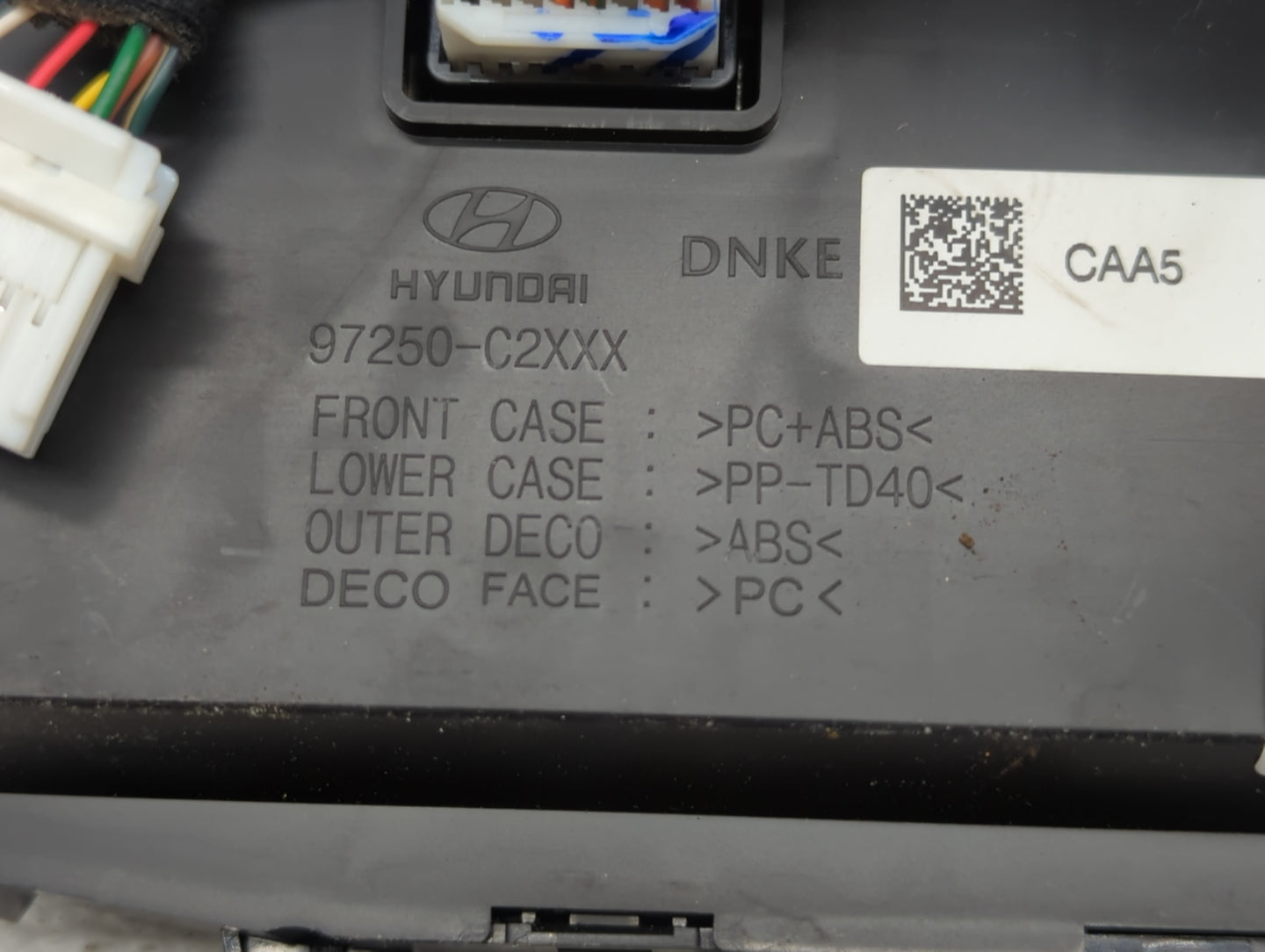 2018-2019 Hyundai Sonata Climate Control Module Temperature AC/Heater Replacement P/N:97250-C2XXX Fits Fits 2018 2019 OEM Us