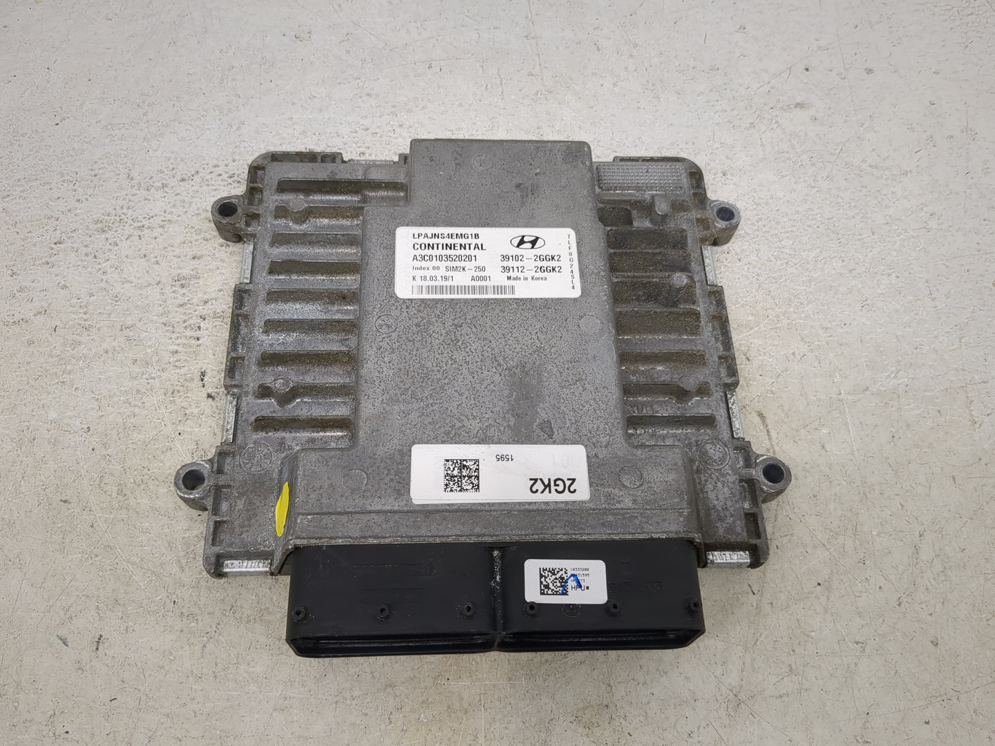 2018-2019 Hyundai Sonata PCM Engine Control Computer ECU ECM PCU OEM P/N:39112-2GGK2 39102-2GGK2 Fits Fits 2018 2019 OEM Use