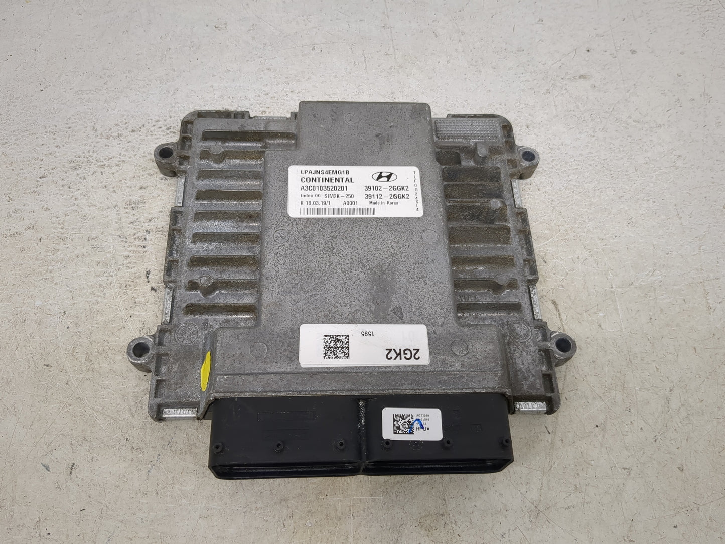 2018-2019 Hyundai Sonata PCM Engine Control Computer ECU ECM PCU OEM P/N:39112-2GGK2 39102-2GGK2 Fits Fits 2018 2019 OEM Use