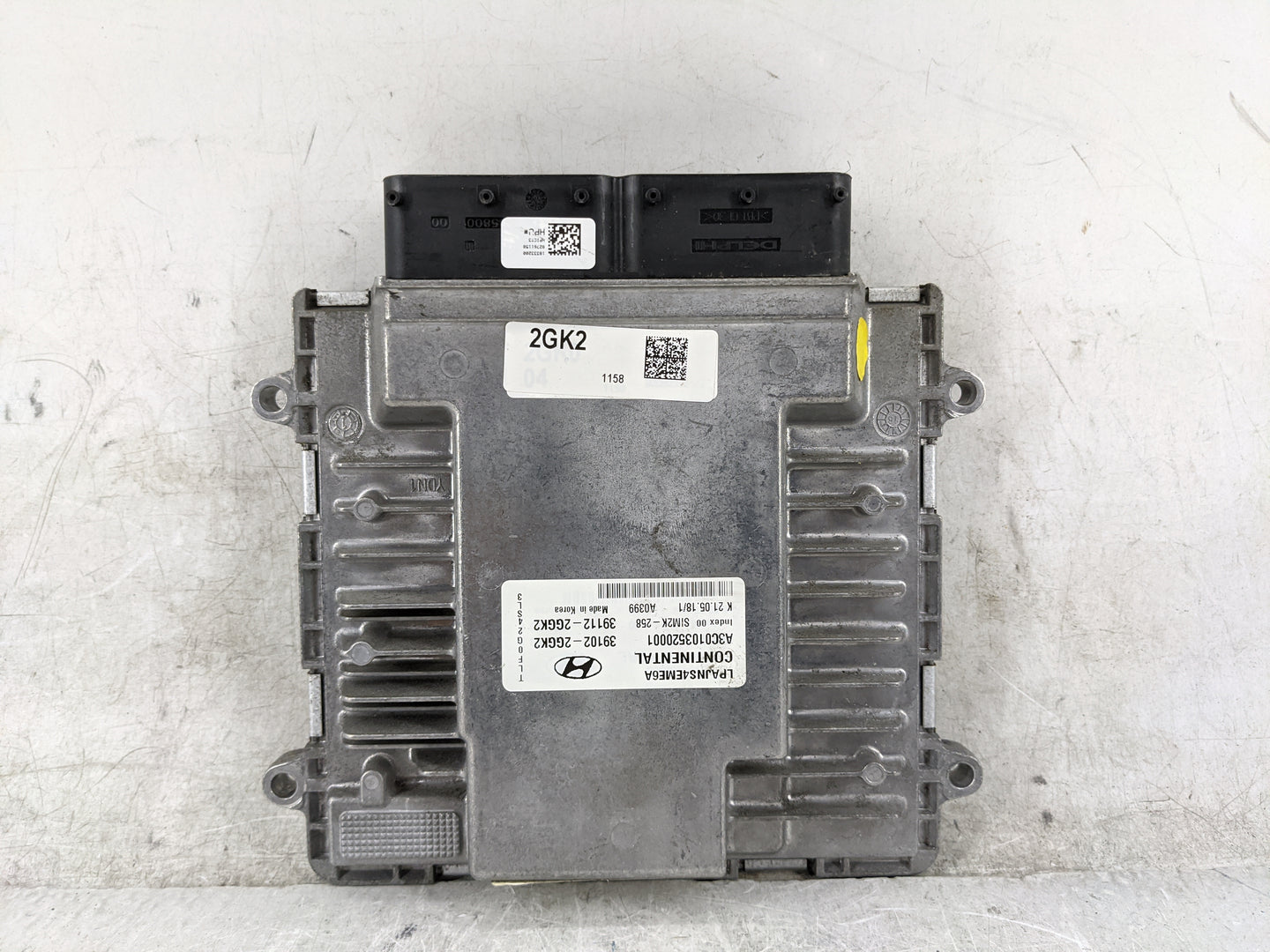 2018-2019 Hyundai Sonata PCM Engine Control Computer ECU ECM PCU OEM P/N:39102-2GGK2 39112-2GGK2 Fits Fits 2018 2019 OEM Use