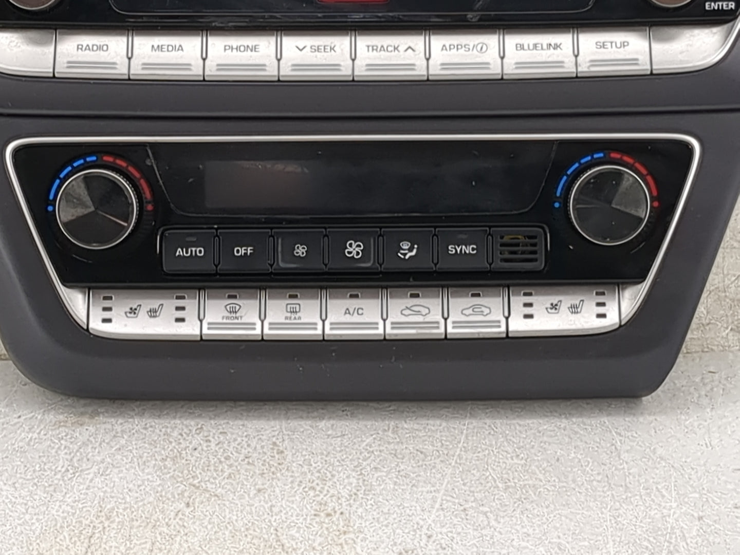 2018-2019 Hyundai Sonata Climate Control Module Temperature AC/Heater Replacement P/N:97250-C2BD0ZL5 TN237000-79711H Fits OE