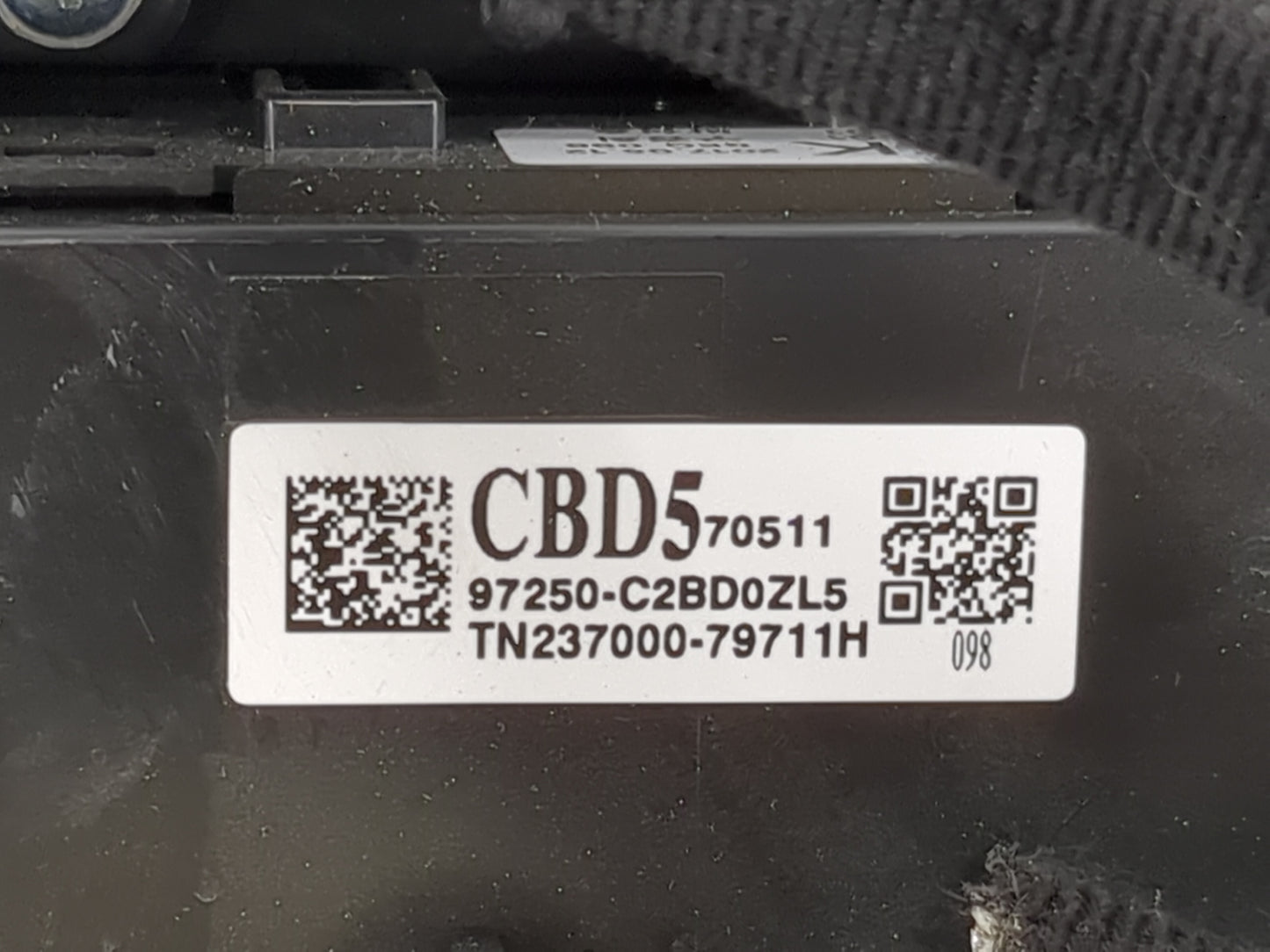 2018-2019 Hyundai Sonata Climate Control Module Temperature AC/Heater Replacement P/N:97250-C2BD0ZL5 TN237000-79711H Fits OE