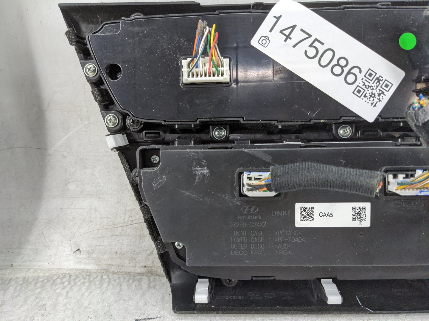 2018-2019 Hyundai Sonata Climate Control Module Temperature AC/Heater Replacement P/N:97250-C2XXX 94510-C2AB0 Fits Fits 2018