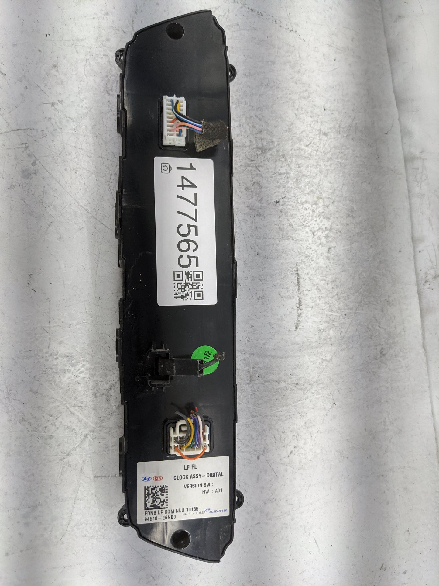 2019 Hyundai Sonata Digitial Dash Clock - Oemusedautoparts1.com