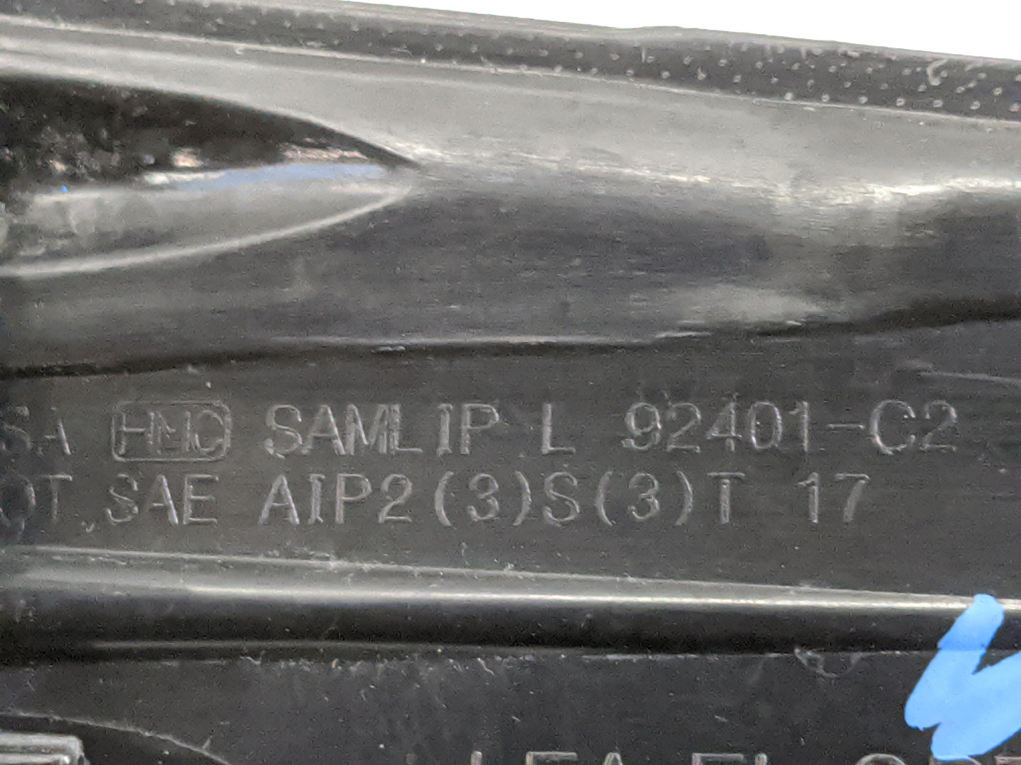 2018-2019 Hyundai Sonata Tail Light Assembly Driver Left OEM P/N:92401-C2 Fits Fits 2018 2019 OEM Used Auto Parts - Oemuseda