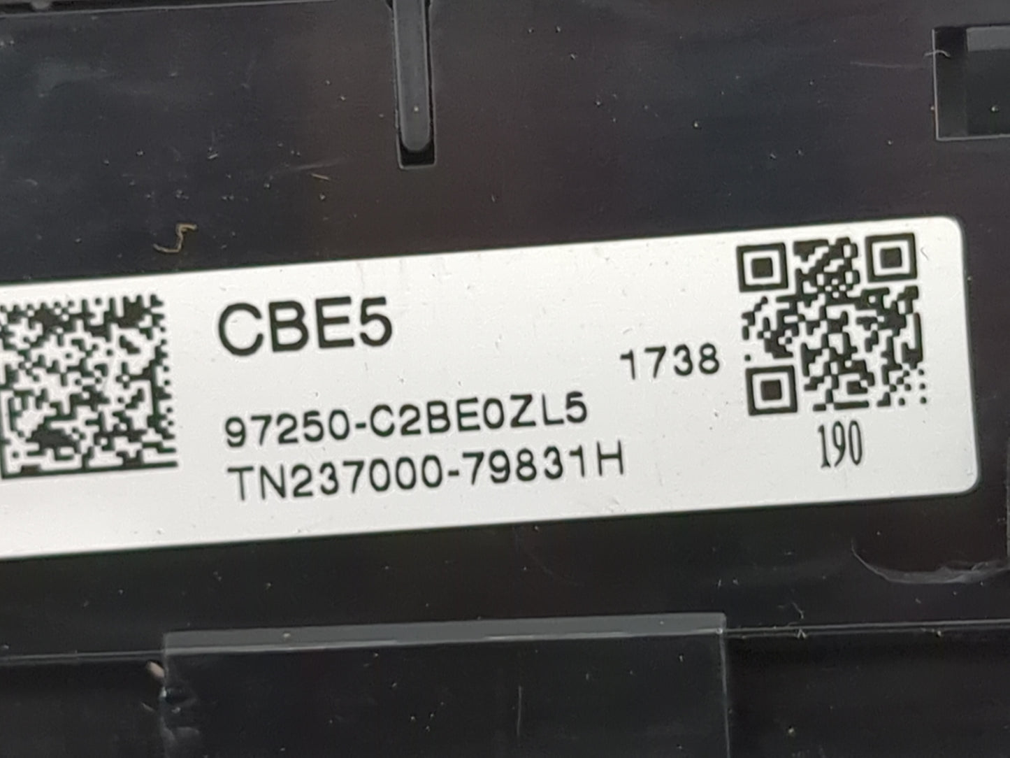 2018-2019 Hyundai Sonata Climate Control Module Temperature AC/Heater Replacement P/N:97250-C2BE0ZL5 TN237000-79831H Fits OE