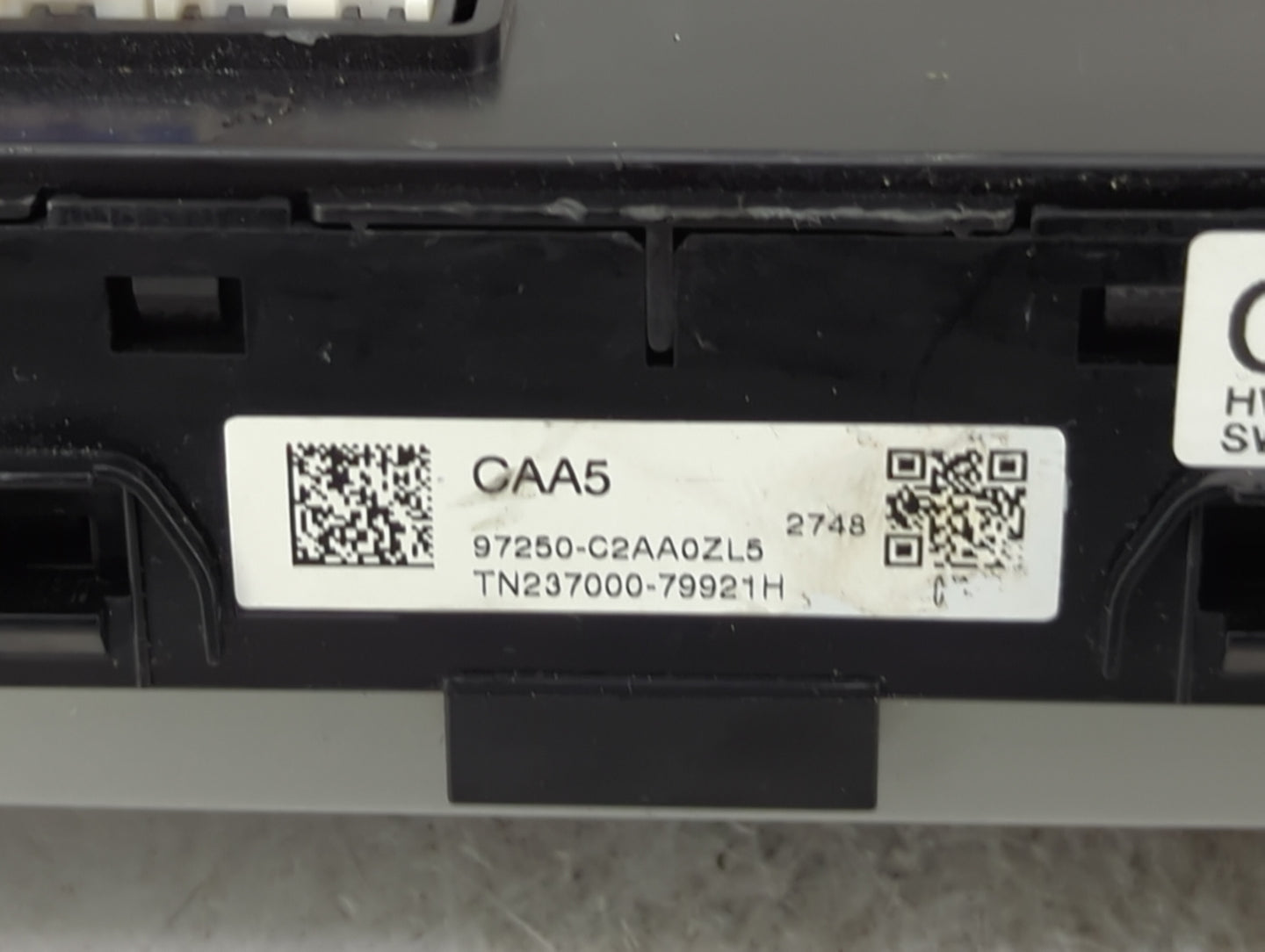 2018-2019 Hyundai Sonata Climate Control Module Temperature AC/Heater Replacement P/N:97250-C2AA0ZL5 TN237000-79921H Fits OE