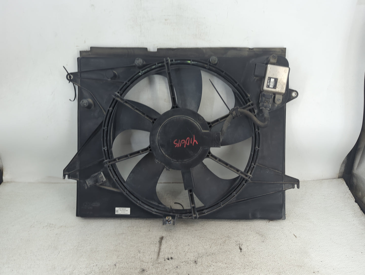 2017-2019 Hyundai Sonata Electric Radiator Cooling Fan Motor Assembly P/N:AA222750-2640 Fits Fits 2017 2018 2019 OEM Used Au