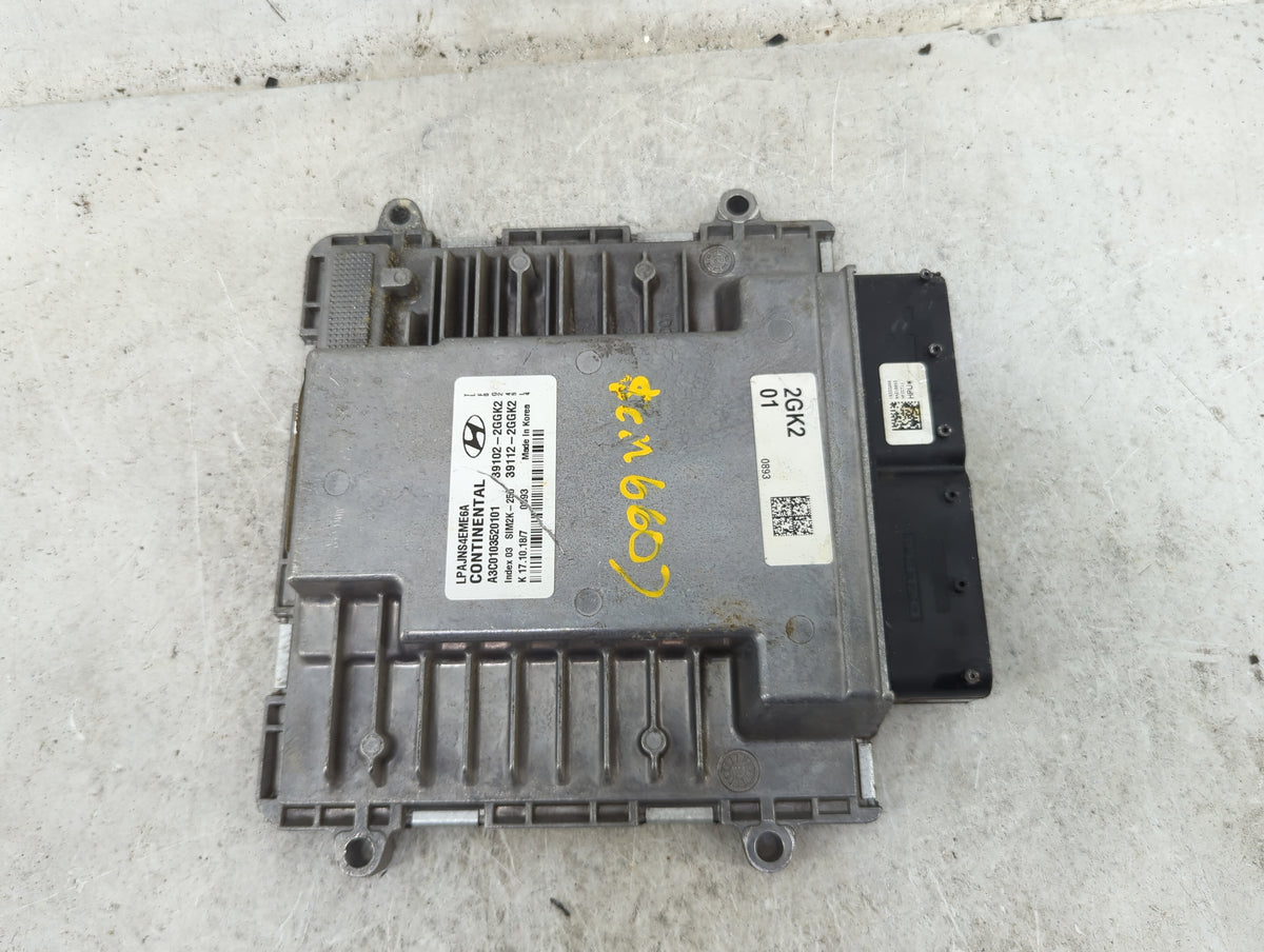 2018-2019 Hyundai Sonata PCM Engine Control Computer ECU ECM PCU OEM P/N:39102-2GGK2 39112-2GGK2 Fits Fits 2018 2019 OEM Use