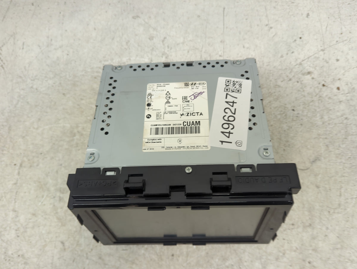 2018-2019 Hyundai Sonata Radio AM FM Cd Player Receiver Replacement P/N:96160-C2UA0XX 96160-C2UA0X, AD680C2AN Fits Fits 2018