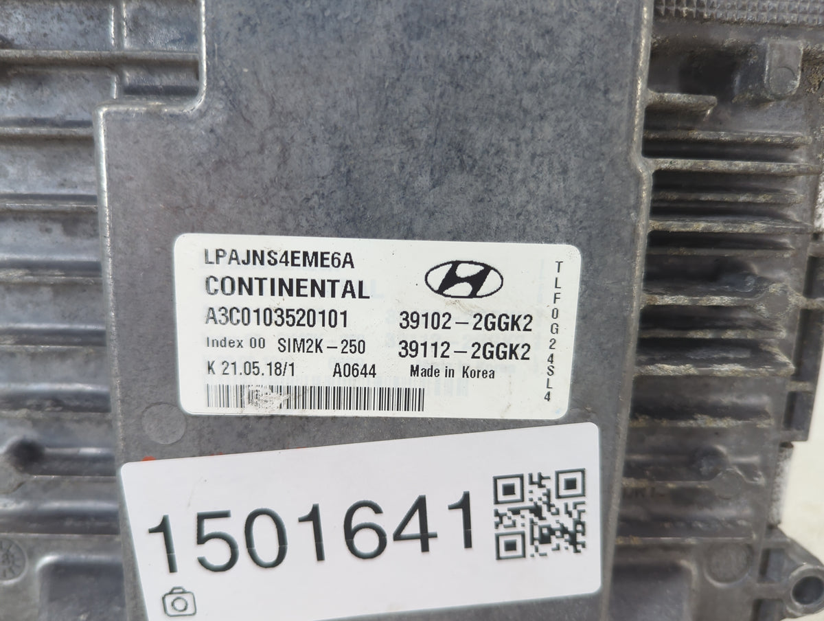 2018-2019 Hyundai Sonata PCM Engine Control Computer ECU ECM PCU OEM P/N:39102-2GGK2 39112-2GGK2 Fits Fits 2018 2019 OEM Use