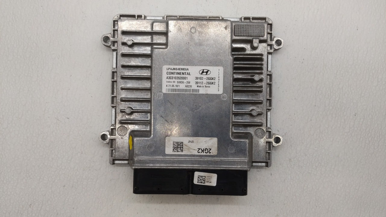 2018-2019 Hyundai Sonata PCM Engine Control Computer ECU ECM PCU OEM P/N:39102-2GGK2 39112-2GGK2 Fits Fits 2018 2019 OEM Use