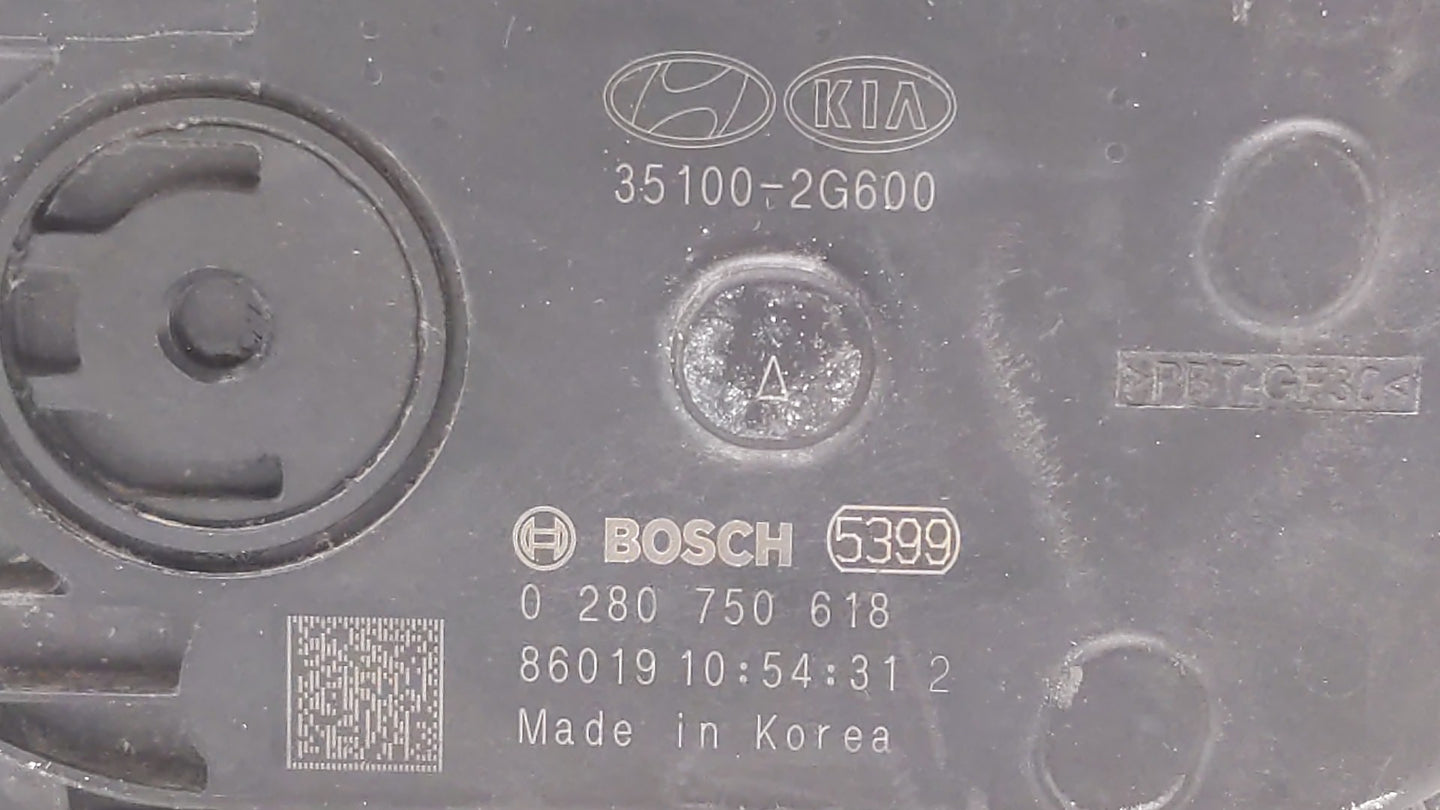 2015-2019 Hyundai Sonata Throttle Body P/N:35100-2G600 Fits Fits 2015 2016 2017 2018 2019 OEM Used Auto Parts - Oemusedautop