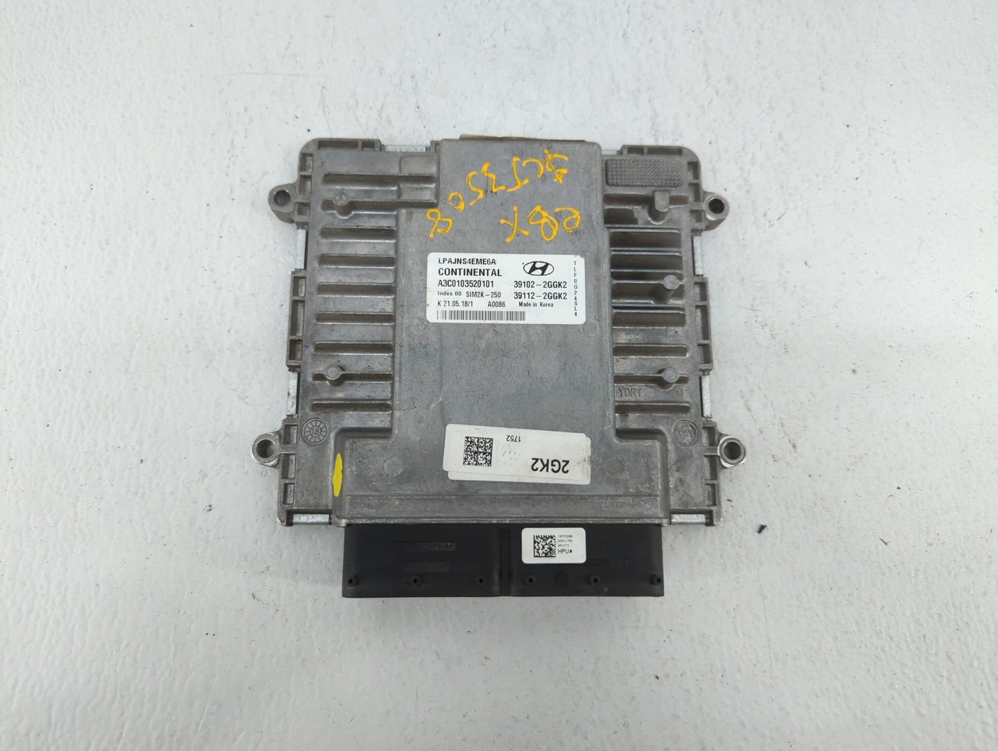 2018-2019 Hyundai Sonata PCM Engine Control Computer ECU ECM PCU OEM P/N:39102-2GGK2 39112-2GGK2, 39102-2GGJ0 Fits Fits 2018