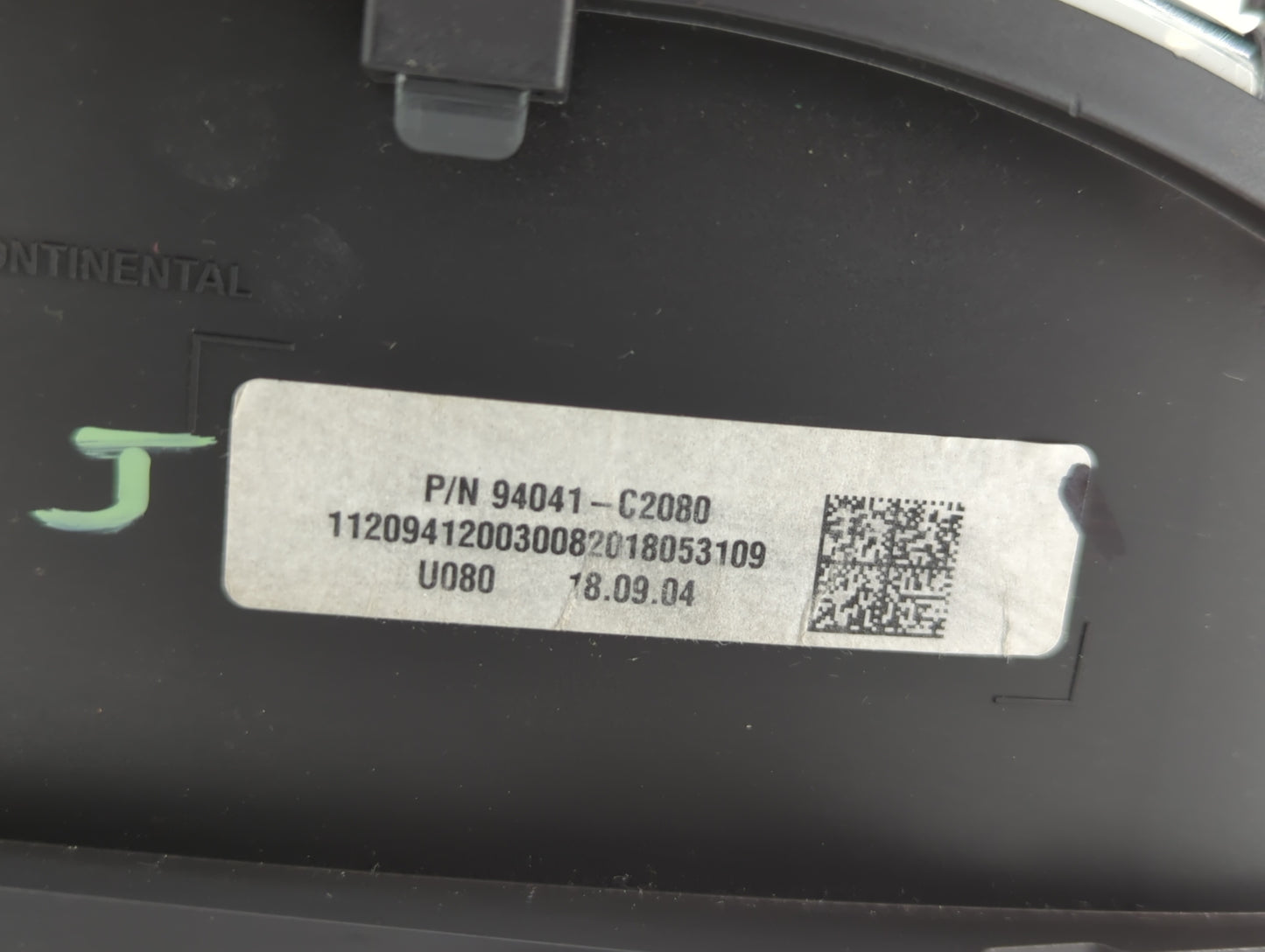 2019 Hyundai Sonata Instrument Cluster Speedometer Gauges P/N:94041-C2080 Fits OEM Used Auto Parts - Oemusedautoparts1.com