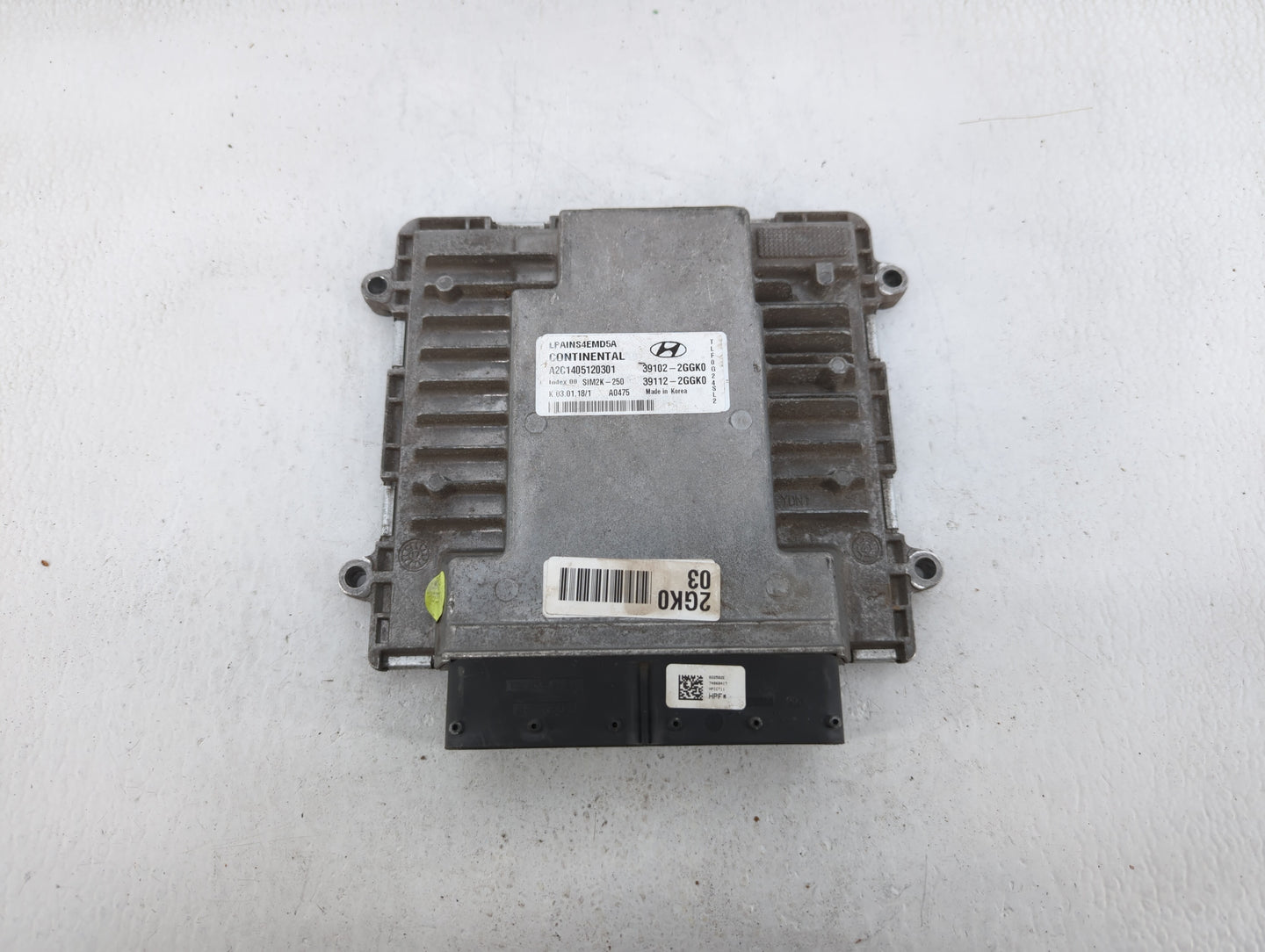 2018-2019 Hyundai Sonata PCM Engine Control Computer ECU ECM PCU OEM P/N:39112-2GGK5 39102-2GGK5, 39102-2GGK2 Fits Fits 2018