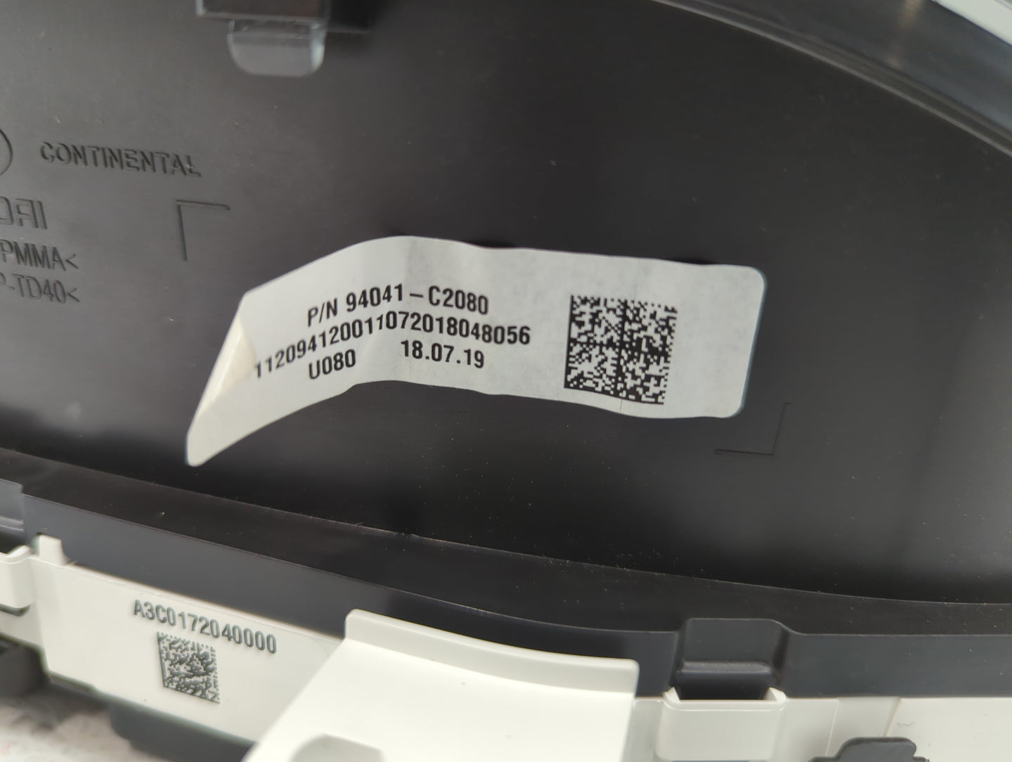 2019 Hyundai Sonata Instrument Cluster Speedometer Gauges P/N:94041-C2080 Fits OEM Used Auto Parts - Oemusedautoparts1.com