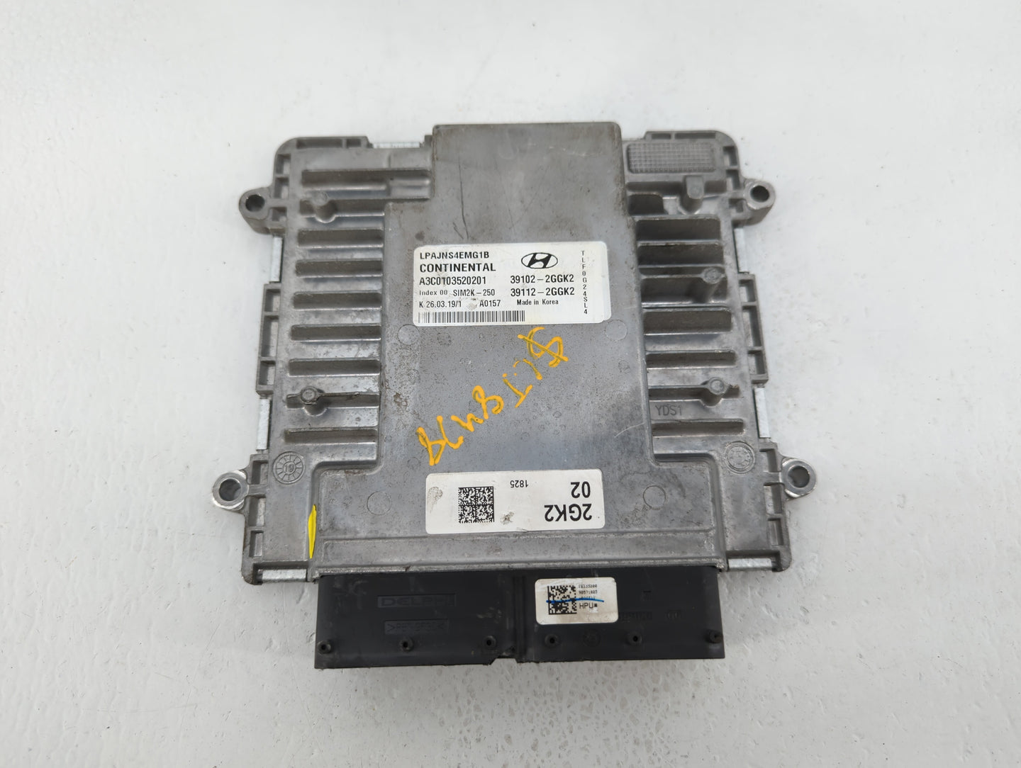 2018-2019 Hyundai Sonata PCM Engine Control Computer ECU ECM PCU OEM P/N:39112-2GGK0 39102-2GGK0, 39102-2GGJ0 Fits Fits 2018