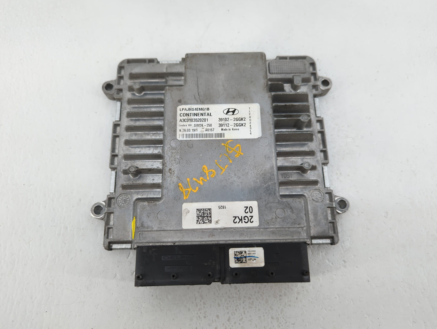 2018-2019 Hyundai Sonata PCM Engine Control Computer ECU ECM PCU OEM P/N:39112-2GGK0 39102-2GGK0, 39102-2GGJ0 Fits Fits 2018