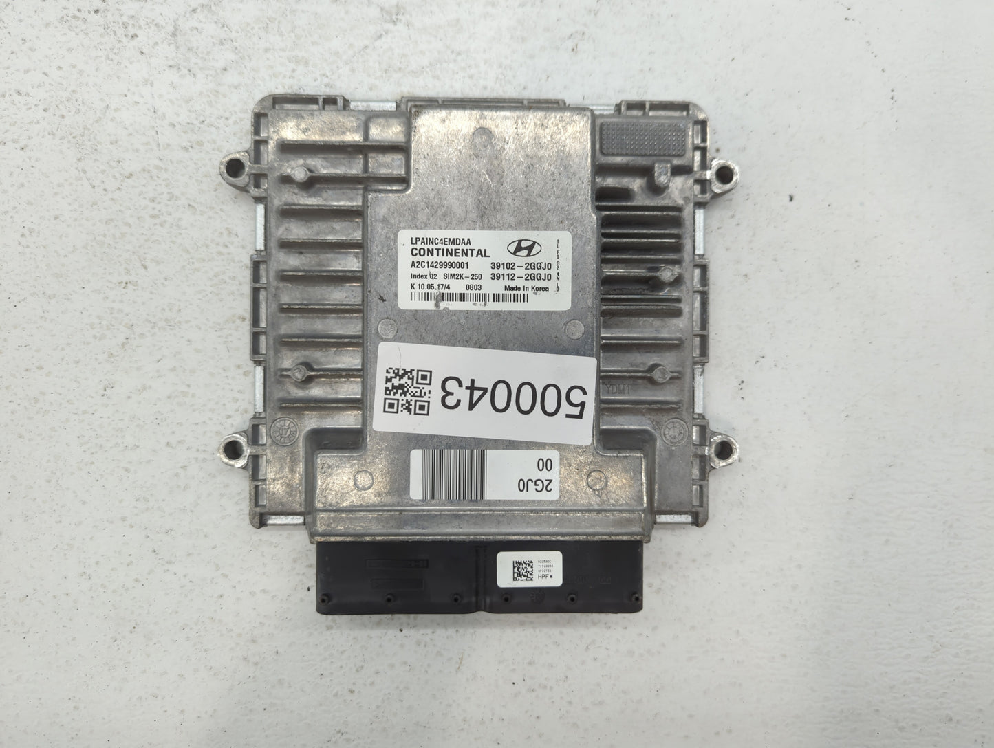 2018-2019 Hyundai Sonata PCM Engine Control Computer ECU ECM PCU OEM P/N:39112-2GGK2 39102-2GGK2, 39112-2GGK0 Fits Fits 2018