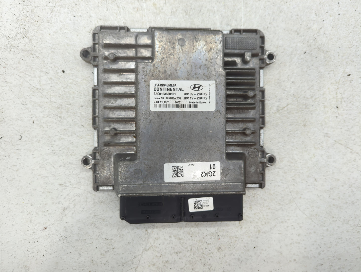 2018-2019 Hyundai Sonata PCM Engine Control Computer ECU ECM PCU OEM P/N:39112-2GGK2 39102-2GGK2, 39112-2GGJ0 Fits Fits 2018