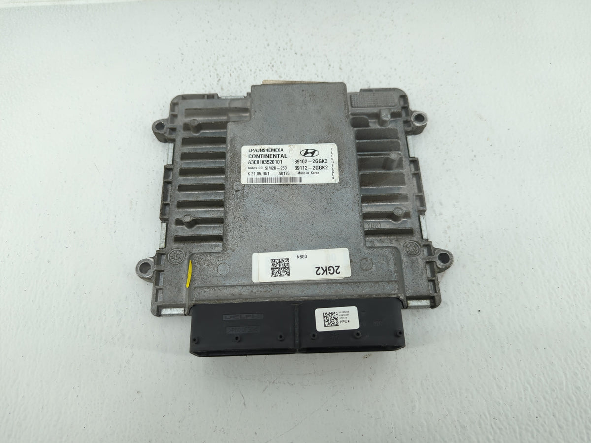 2018-2019 Hyundai Sonata PCM Engine Control Computer ECU ECM PCU OEM P/N:39112-2GGK2 39102-2GGK2, 39112-2GGJ0 Fits 2018 2019