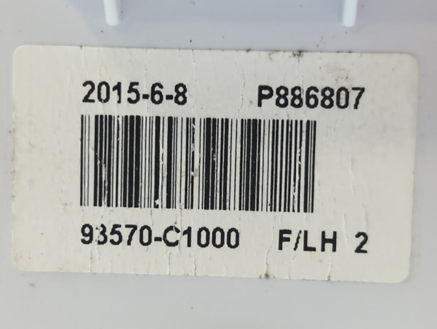 2015-2019 Hyundai Sonata Master Power Window Switch Replacement Driver Side Left P/N:P886807 93570-C1000 Fits OEM Used Auto 