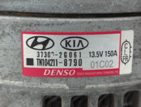 2015-2019 Hyundai Sonata Alternator Replacement Generator Charging Assembly Engine OEM P/N:37303-2G061 Fits OEM Used Auto Pa