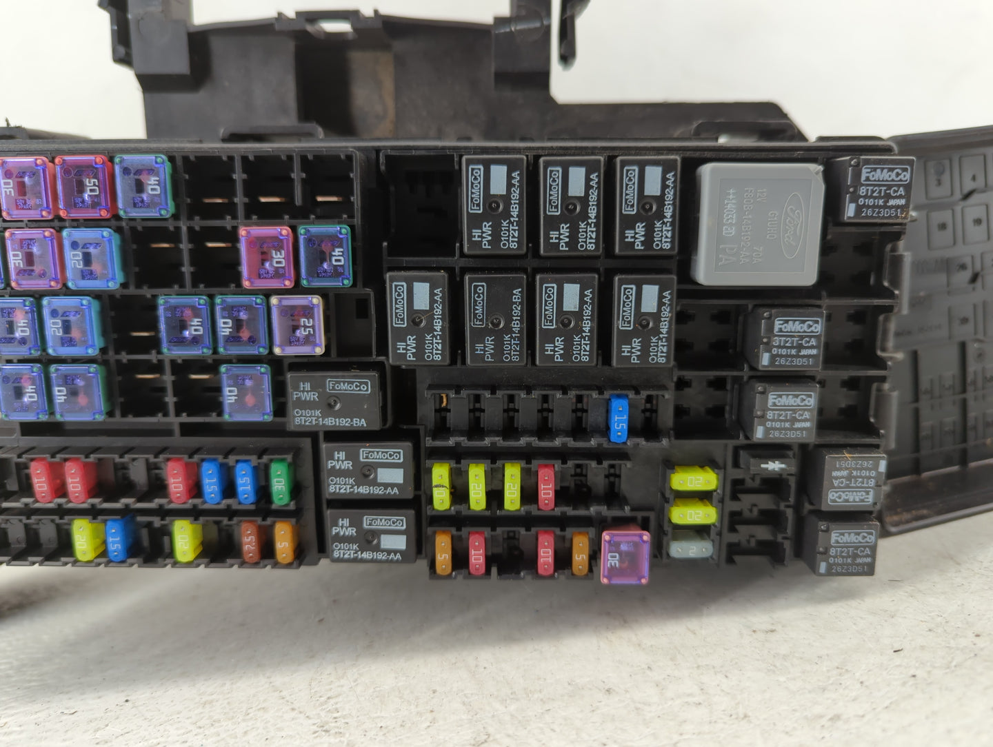 2018-2019 Hyundai Sonata Fusebox Fuse Box Panel Relay Module P/N:BT4T-14A003-AA Fits Fits 2018 2019 OEM Used Auto Parts - Oe
