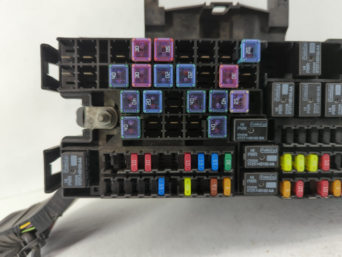 2018-2019 Hyundai Sonata Fusebox Fuse Box Panel Relay Module P/N:3B0AB0100 BT4T-14A003-AA Fits Fits 2018 2019 OEM Used Auto 