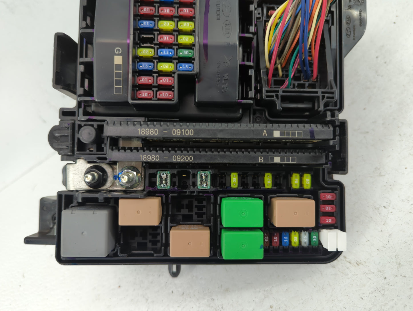 2018-2019 Hyundai Sonata Fusebox Fuse Box Panel Relay Module P/N:6423-0102-7-000 Fits Fits 2018 2019 OEM Used Auto Parts - O
