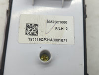 2015-2019 Hyundai Sonata Master Power Window Switch Replacement Driver Side Left P/N:93570C1000 Fits Fits 2015 2016 2017 201