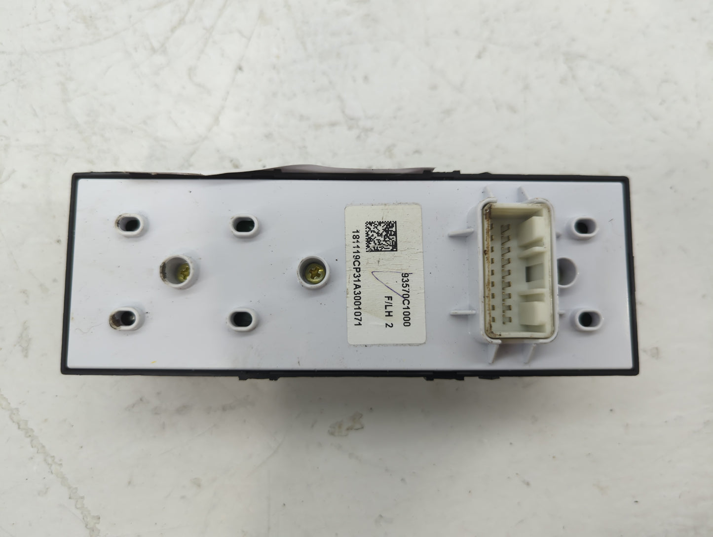2015-2019 Hyundai Sonata Master Power Window Switch Replacement Driver Side Left P/N:93570C1000 Fits Fits 2015 2016 2017 201
