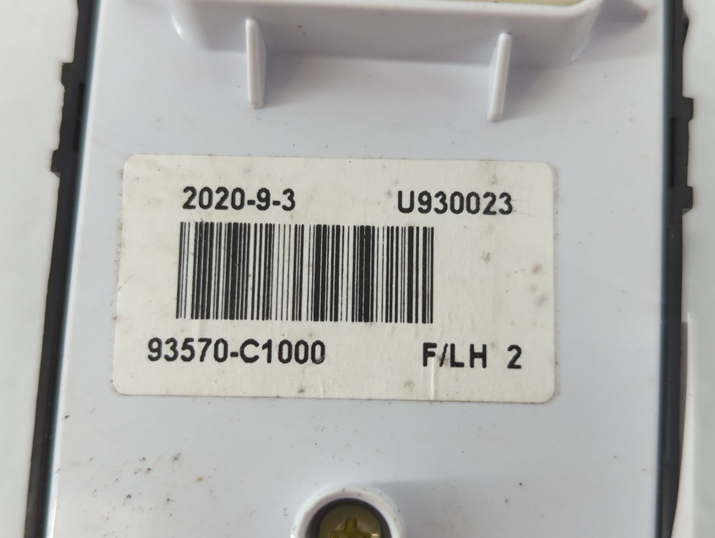 2015-2019 Hyundai Sonata Master Power Window Switch Replacement Driver Side Left P/N:93570-C1000 Fits OEM Used Auto Parts - 