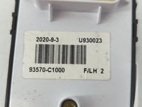 2015-2019 Hyundai Sonata Master Power Window Switch Replacement Driver Side Left P/N:93570-C1000 Fits OEM Used Auto Parts - 