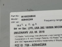 2018-2019 Hyundai Sonata Am Fm Cd Player Radio Receiver - Oemusedautoparts1.com