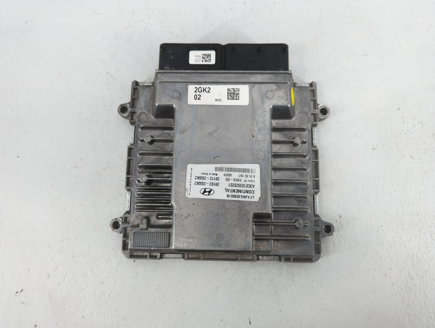 2018-2019 Hyundai Sonata PCM Engine Control Computer ECU ECM PCU OEM P/N:39102-2GGK2 Fits Fits 2018 2019 OEM Used Auto Parts