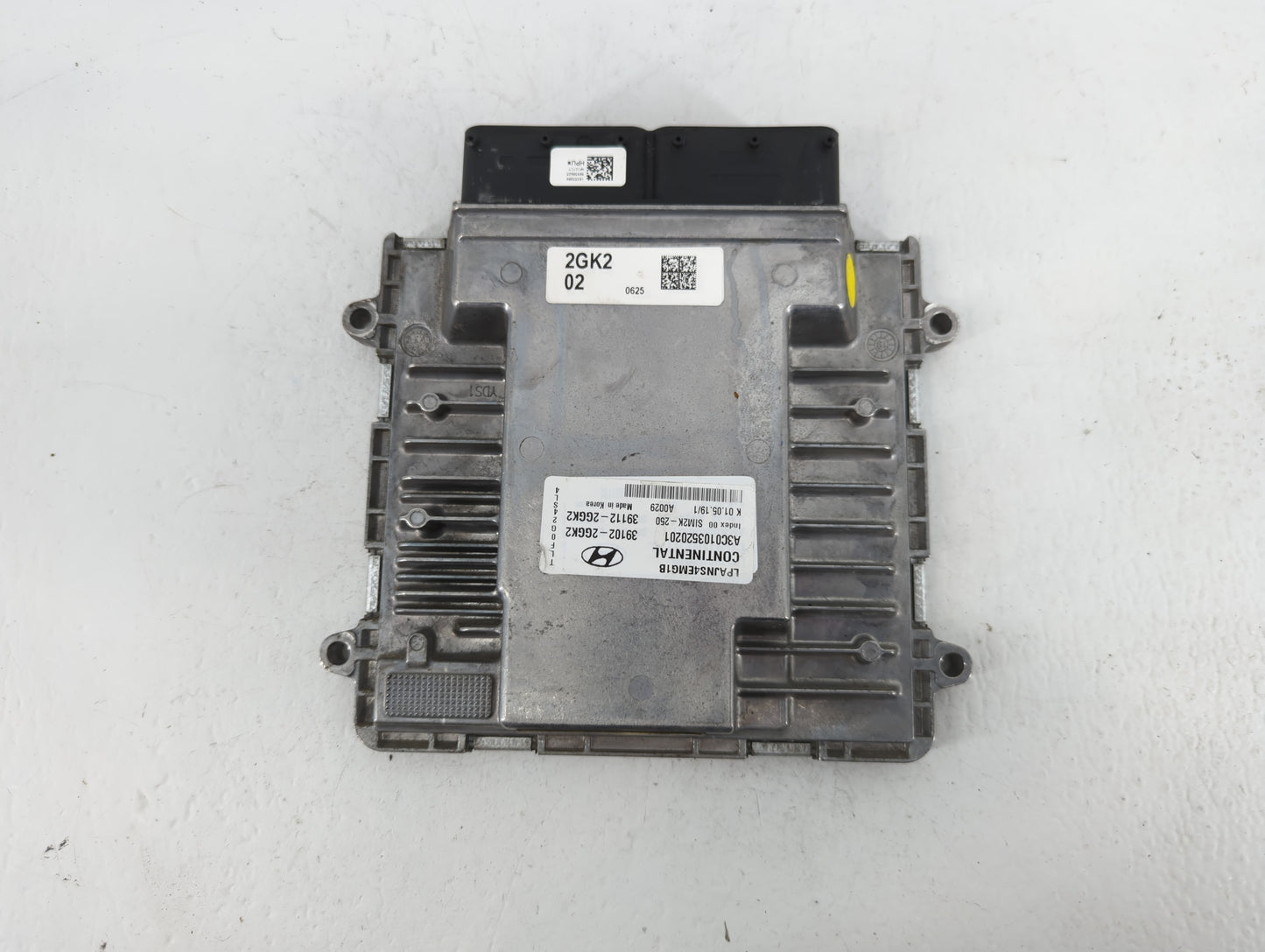 2018-2019 Hyundai Sonata PCM Engine Control Computer ECU ECM PCU OEM P/N:39102-2GGK2 Fits Fits 2018 2019 OEM Used Auto Parts
