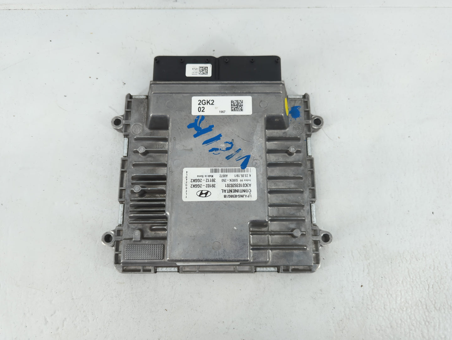 2018-2019 Hyundai Sonata PCM Engine Control Computer ECU ECM PCU OEM P/N:39112-2GGK2 39102-2GGK2 Fits Fits 2018 2019 OEM Use