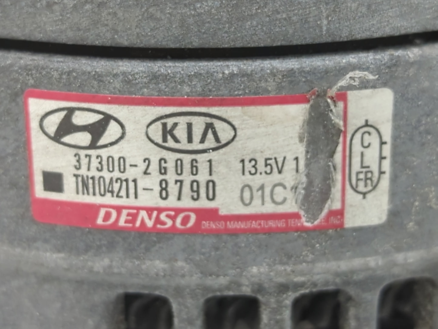 2015-2019 Hyundai Sonata Alternator Replacement Generator Charging Assembly Engine OEM P/N:TN104211-8790 37300-2G061 Fits OE