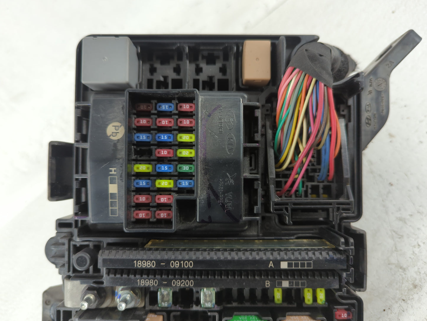 2018-2019 Hyundai Sonata Fusebox Fuse Box Panel Relay Module P/N:6423-0102-7 Fits Fits 2018 2019 OEM Used Auto Parts - Oemus