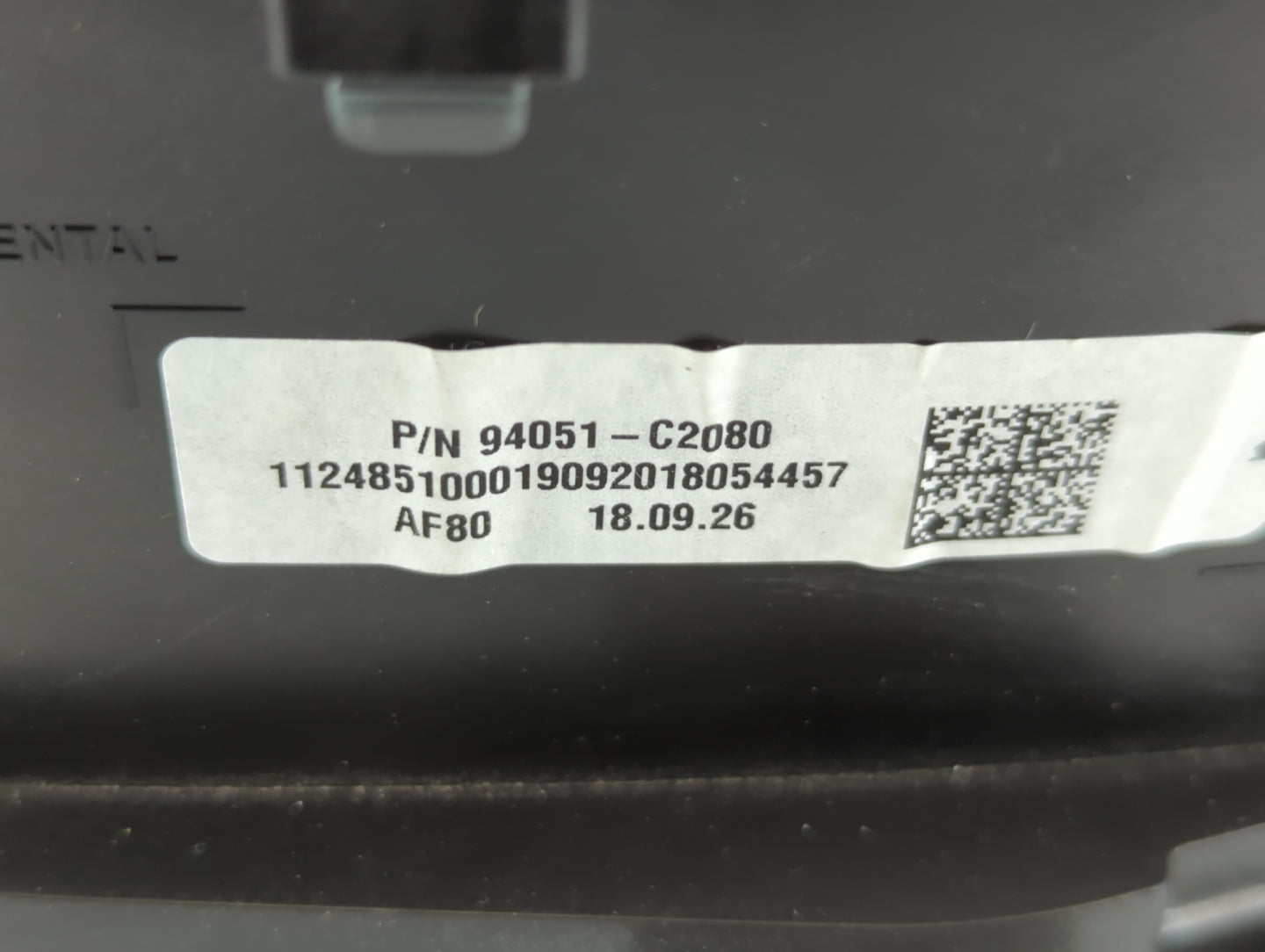 2019 Hyundai Sonata Instrument Cluster Speedometer Gauges P/N:94051-C280 Fits OEM Used Auto Parts - Oemusedautoparts1.com