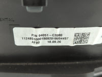 2019 Hyundai Sonata Instrument Cluster Speedometer Gauges P/N:94051-C280 Fits OEM Used Auto Parts - Oemusedautoparts1.com