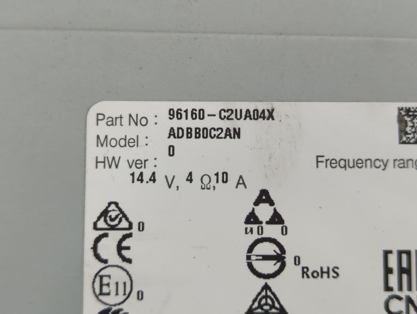 2018-2019 Hyundai Sonata Am Fm Cd Player Radio Receiver - Oemusedautoparts1.com