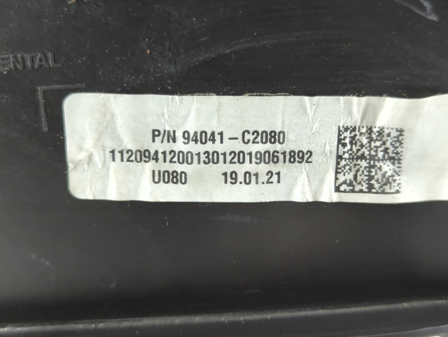 2018-2019 Hyundai Sonata Instrument Cluster Speedometer Gauges P/N:94041-C2080 Fits Fits 2018 2019 OEM Used Auto Parts - Oem